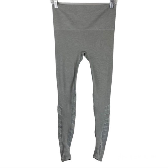 BLANQI Grey Sport Support Maternity Athletic Contour Leggings Sz Small - Picture 3 of 13